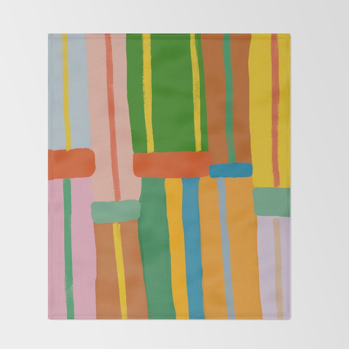 Stripes Throw Blanket Gallery Image 2