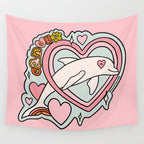 Cancer Zodiac Dolphin Wall Tapestry Gallery Image 4