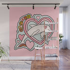 Cancer Zodiac Dolphin Wall Mural Gallery Image 1