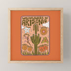 Arizona Wildflowers Mini Art Print Gallery Image 1