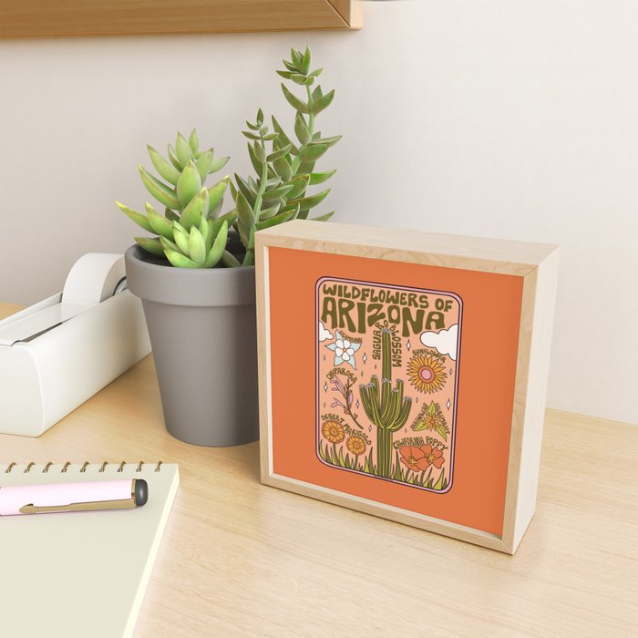 Arizona Wildflowers Mini Art Print Gallery Image 2
