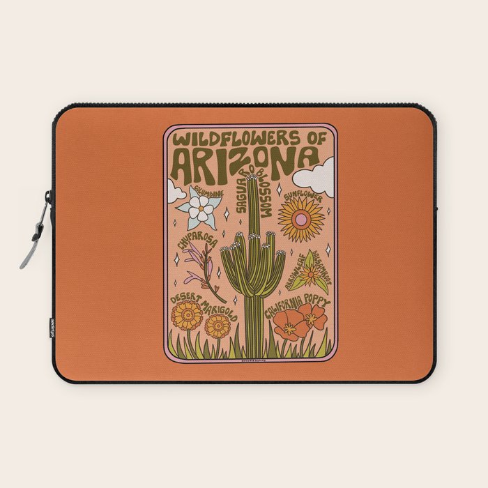Arizona Wildflowers Laptop Sleeve Gallery Image 1