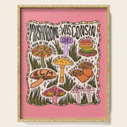 Mushrooms of Wisconsin Serving Tray Gallery Image 1