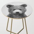 Baby Bear - Black & White Side Table Gallery Image 2