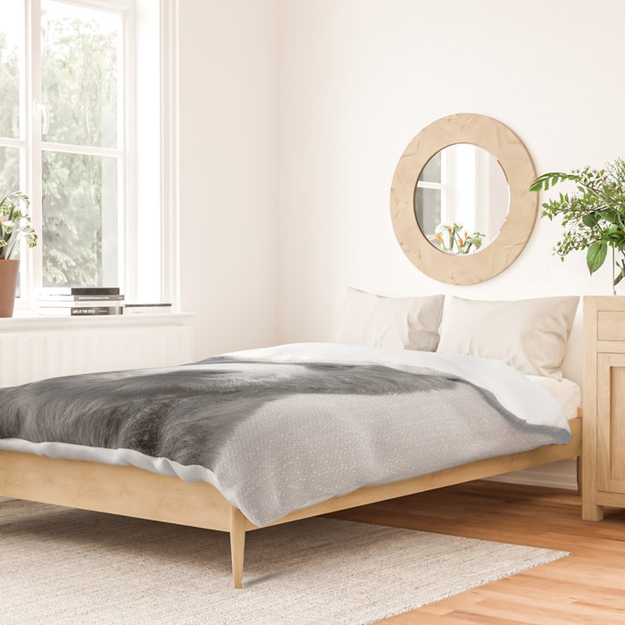 Baby Bear - Black & White Duvet Cover Gallery Image 2