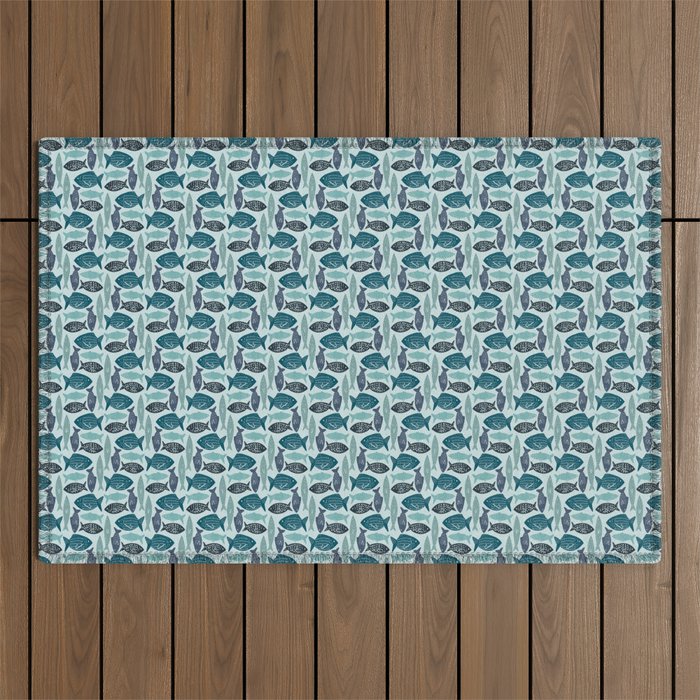 Reef Fish Outdoor Rug Gallery Image 1