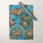 William Morris Woodland Forest Birds Tapestry Wrapping Paper Gallery Image 1