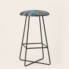William Morris Woodland Forest Birds Tapestry Stool Gallery Image 1