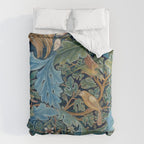 William Morris Woodland Forest Birds Tapestry Duvet Cover Gallery Image 6