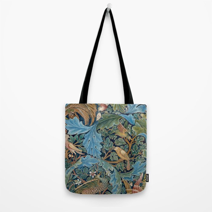 William Morris Woodland Forest Birds Tapestry Tote Bag Gallery Image 2