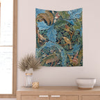 William Morris Woodland Forest Birds Tapestry Wall Tapestry Gallery Image 2