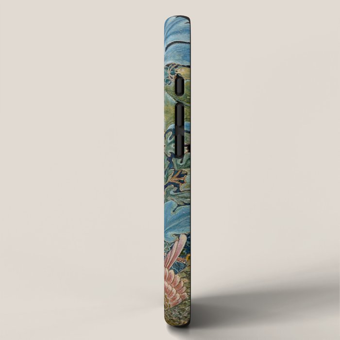 William Morris Woodland Forest Birds Tapestry iPhone Case Gallery Image 2