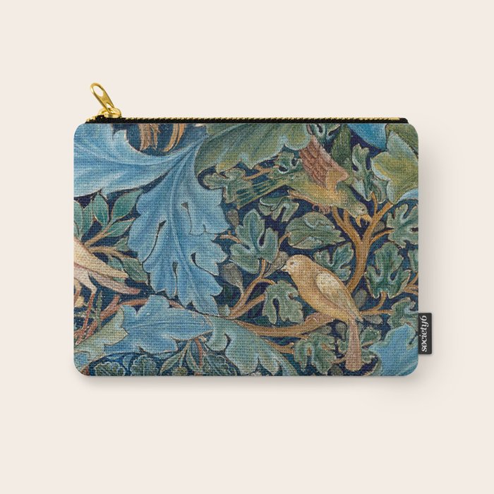 William Morris Woodland Forest Birds Tapestry Carry All Pouch Gallery Image 1