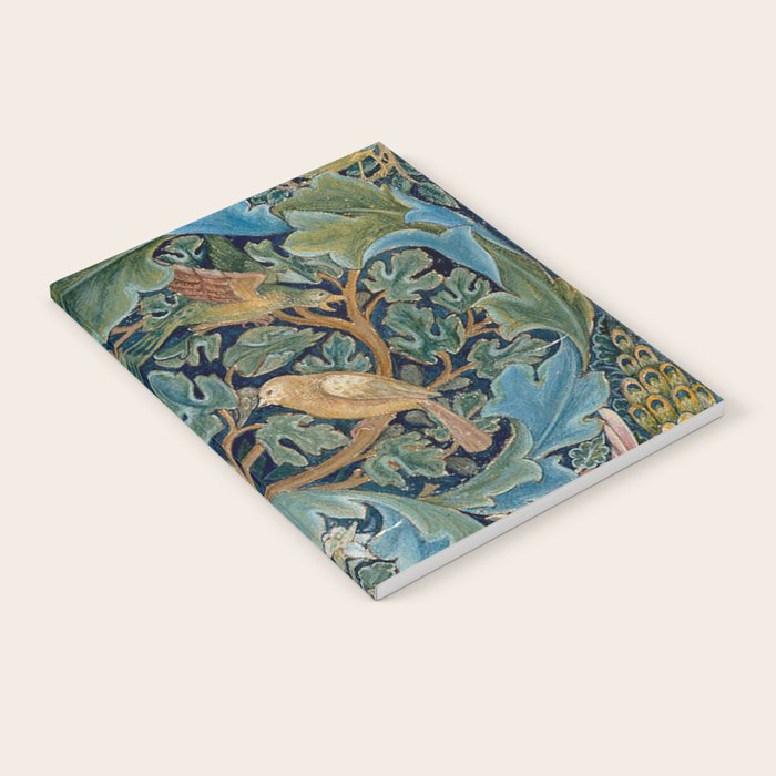 William Morris Woodland Forest Birds Tapestry Notebook Gallery Image 2