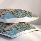 William Morris Woodland Forest Birds Tapestry Pillow Sham Gallery Image 3