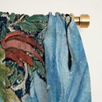 William Morris Woodland Forest Birds Tapestry Window Curtain Gallery Image 2