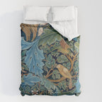 William Morris Woodland Forest Birds Tapestry Comforter Gallery Image 6