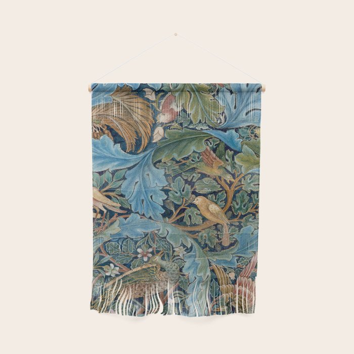 William Morris Woodland Forest Birds Tapestry Wall Hanging Gallery Image 1