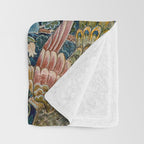 William Morris Woodland Forest Birds Tapestry Throw Blanket Gallery Image 3