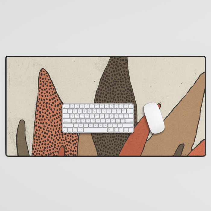 Patterned Plant Desk Mat Gallery Image 1