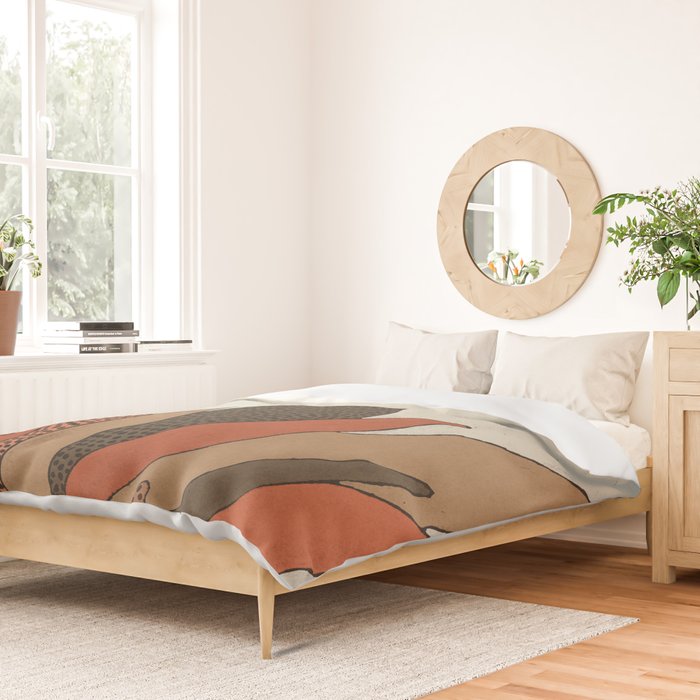 Patterned Plant Duvet Cover Gallery Image 2