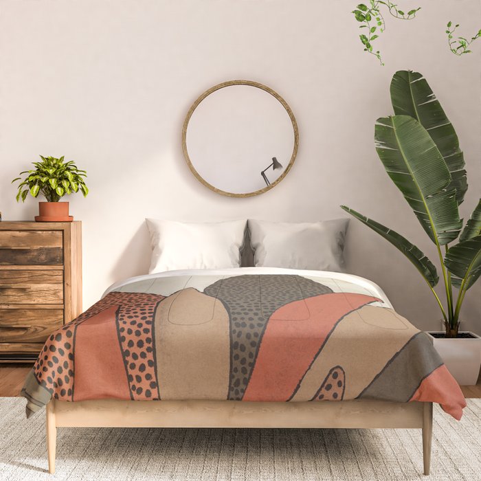 Patterned Plant Comforter Gallery Image 3