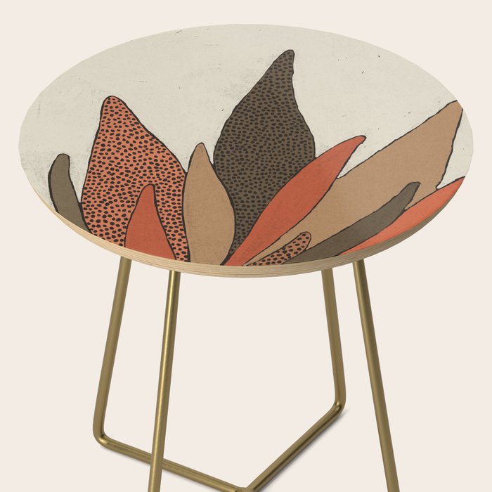 Patterned Plant Side Table Gallery Image 2