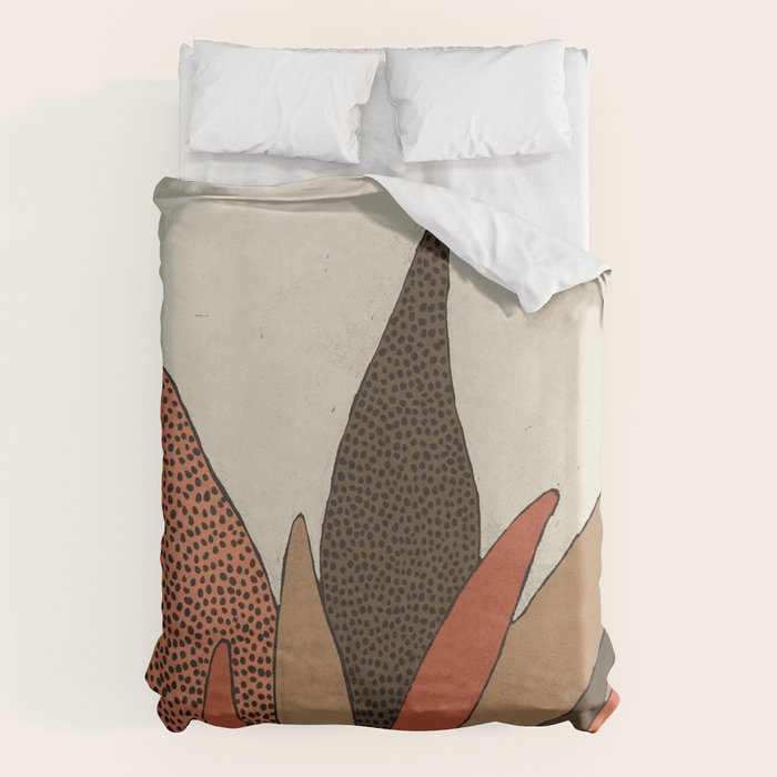 Patterned Plant Duvet Cover Gallery Image 1