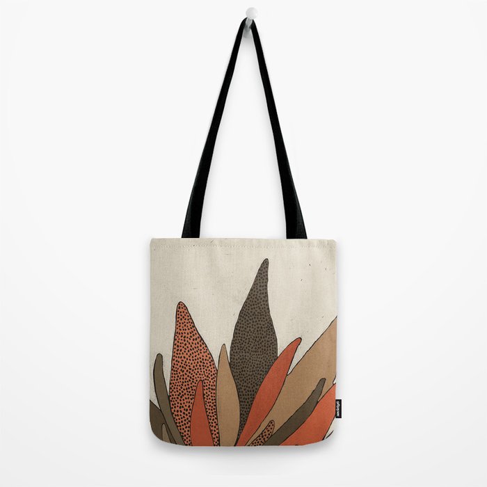 Patterned Plant Tote Bag Gallery Image 2
