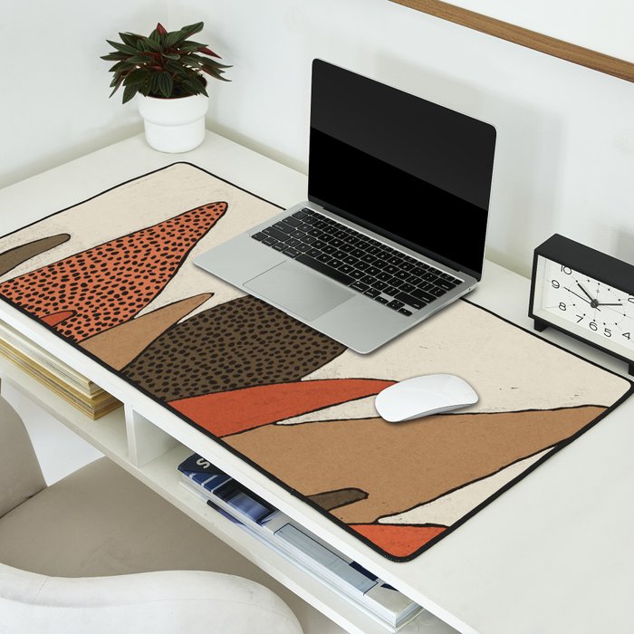 Patterned Plant Desk Mat Gallery Image 2
