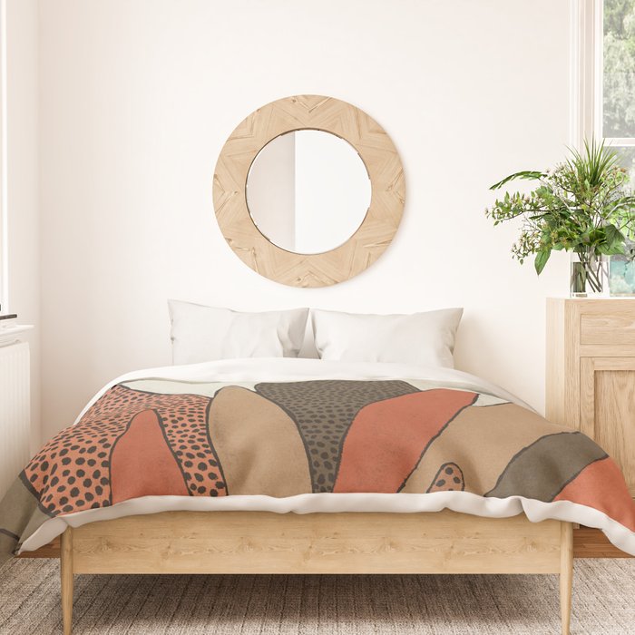 Patterned Plant Duvet Cover Gallery Image 3