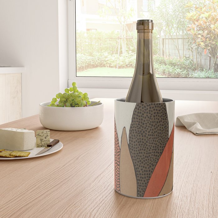 Patterned Plant Wine Chiller Gallery Image 4