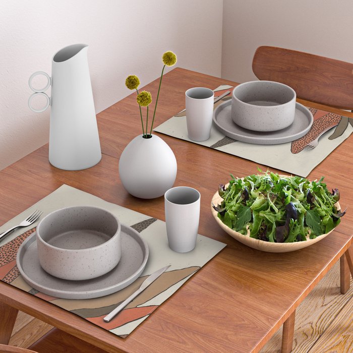 Patterned Plant Placemat Gallery Image 2