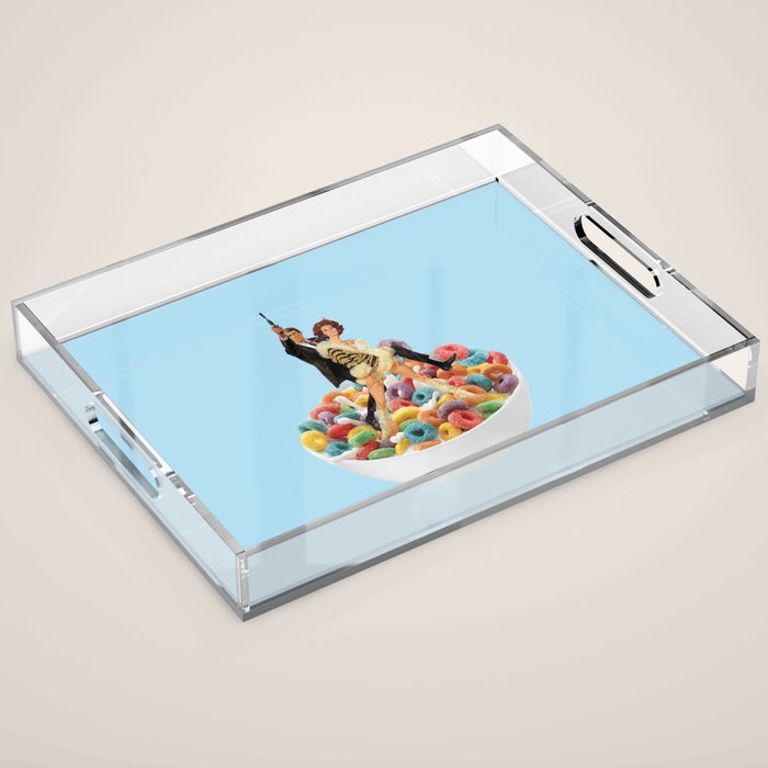 cereal killers blue Acrylic Tray Gallery Image 1