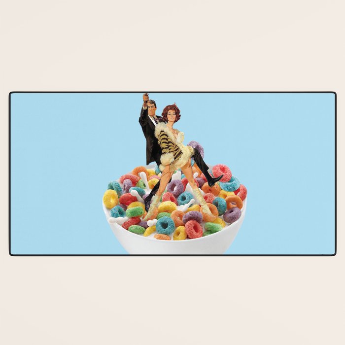 cereal killers blue Desk Mat Gallery Image 3