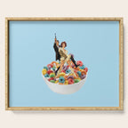 cereal killers blue Serving Tray Gallery Image 1