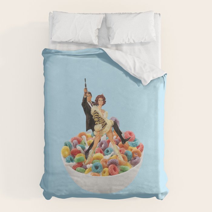 cereal killers blue Duvet Cover Gallery Image 6