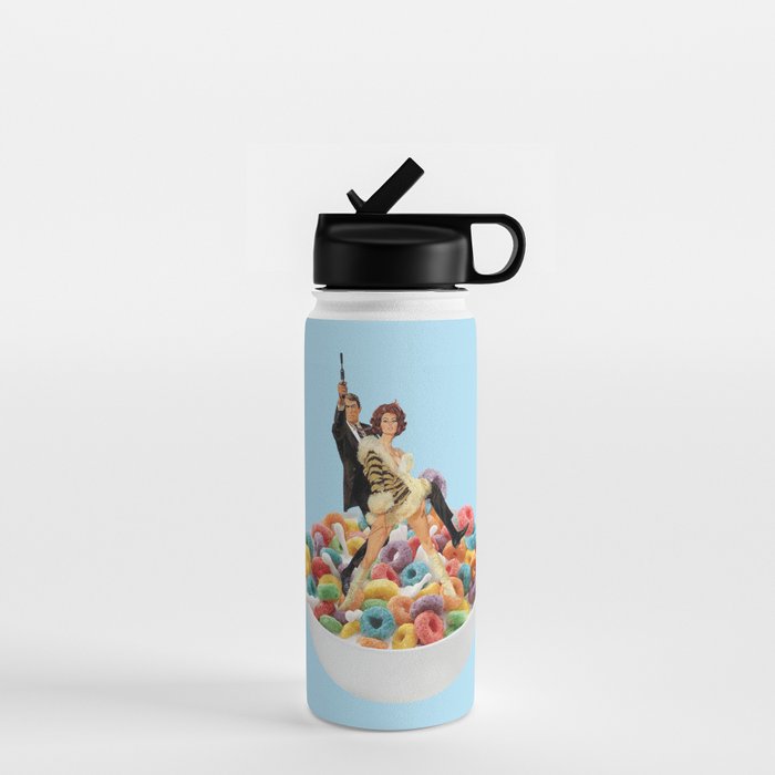 cereal killers blue Water Bottle Gallery Image 1