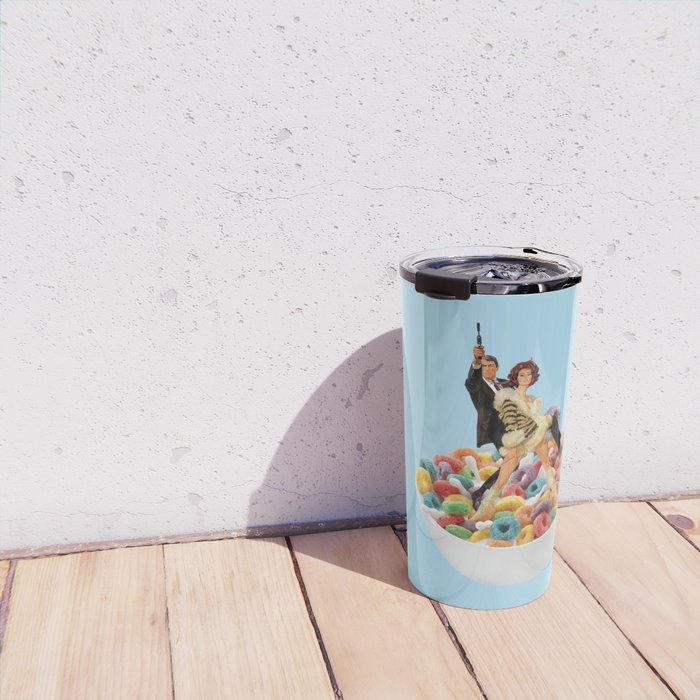 cereal killers blue Travel Mug Gallery Image 4