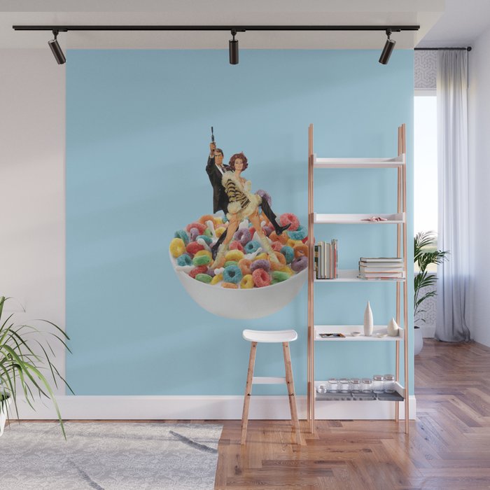 cereal killers blue Wall Mural Gallery Image 1