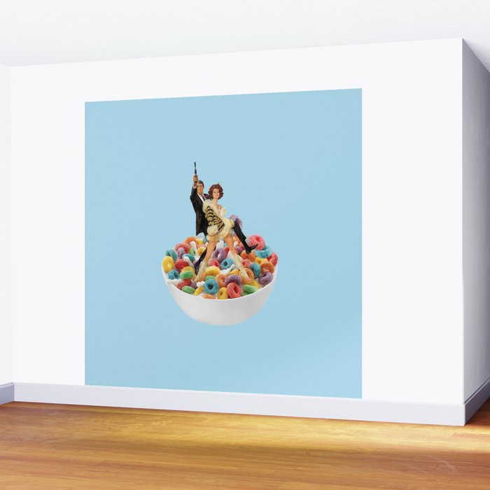 cereal killers blue Wall Mural Gallery Image 2