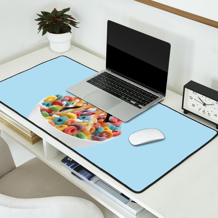 cereal killers blue Desk Mat Gallery Image 2