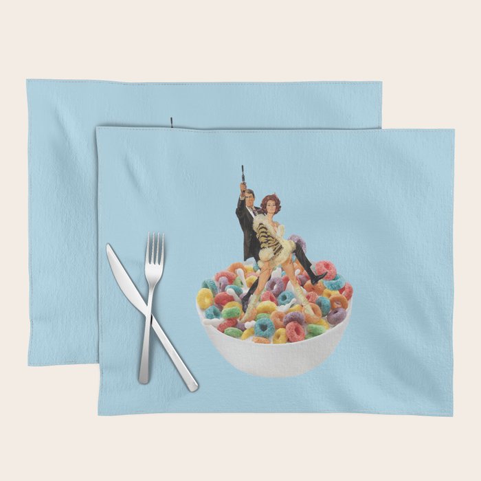 cereal killers blue Placemat Gallery Image 1