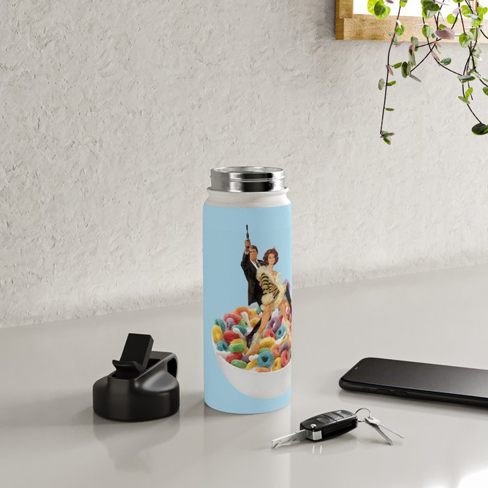 cereal killers blue Water Bottle Gallery Image 4