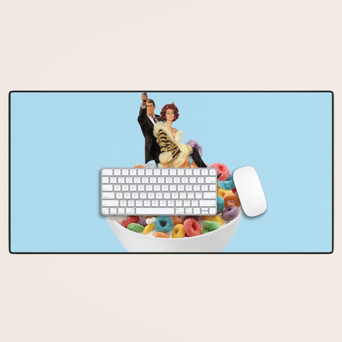 cereal killers blue Desk Mat Gallery Image 1