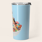 cereal killers blue Travel Mug Gallery Image 2