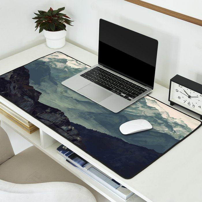 Mountain Fog Desk Mat Gallery Image 2