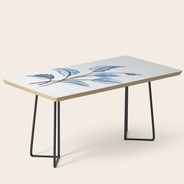 Blue leaves Coffee Table Gallery Image 1