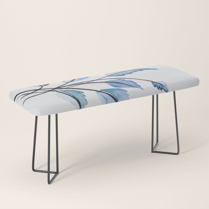 Blue leaves Bench Gallery Image 1