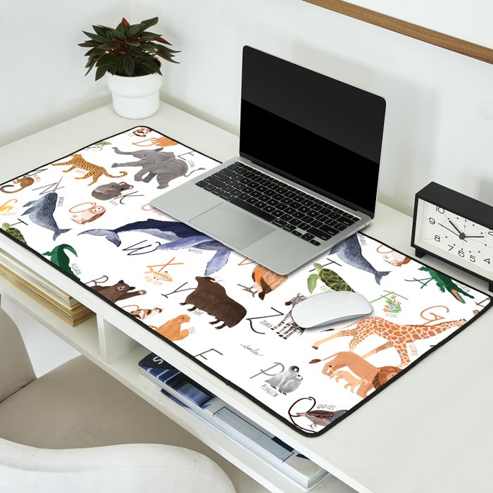 Animal Alphabet Desk Mat Gallery Image 2